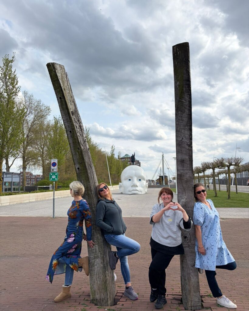Werfsjob program participants visiting public art installation