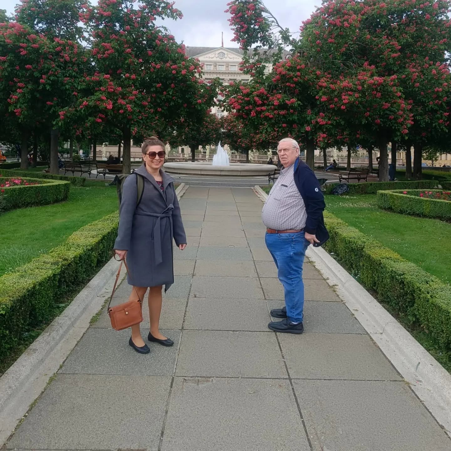 Sandra Drnić and Dutch partner Ben Vos in Zagreb, symbolising Croatian-Dutch friendship, cooperation and the beginning of the KroNland journey.