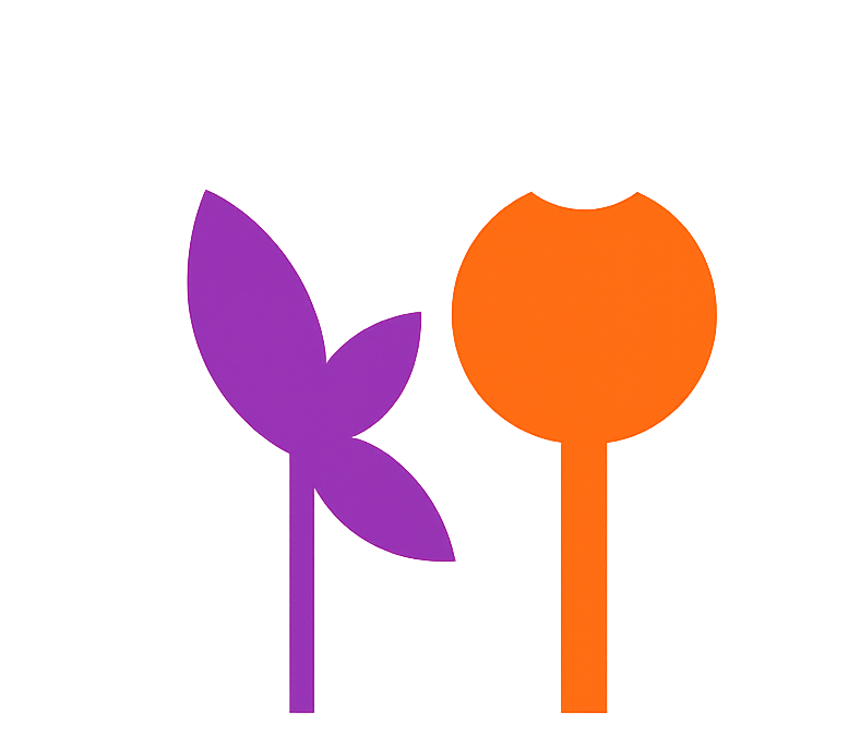 KroNland logo – hrvatski iris i nizozemski tulipan